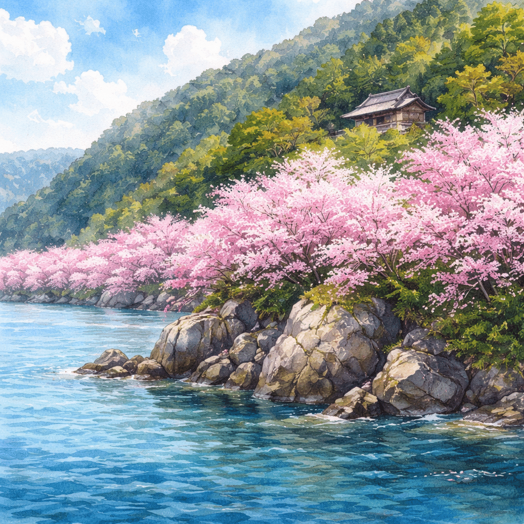 海津大崎の桜は、ひとりの願いから始まった。滋賀で出会う桜の名所案内