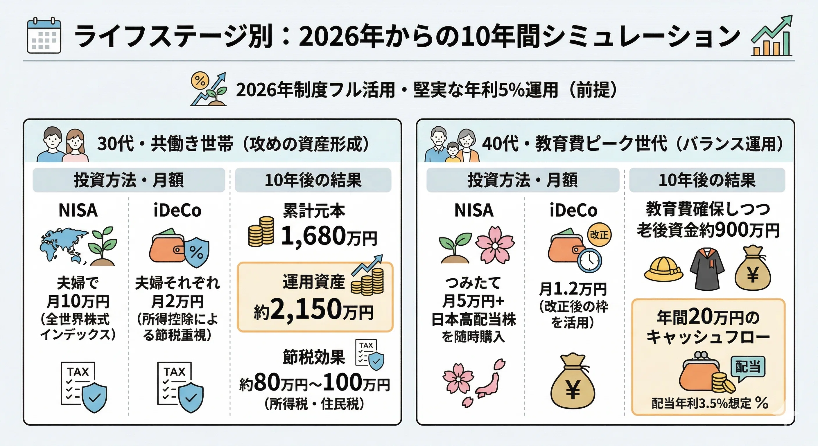 預金が溶ける時代」の生存戦略：2026年版 NISA・iDeCo・個別株 完全