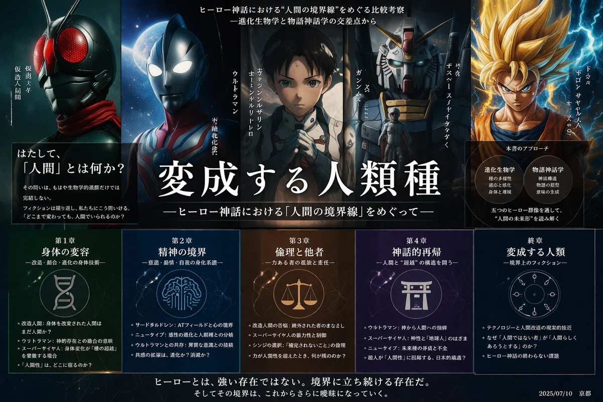 変成する人類種 考察 ヒーロー神話における「人間の境界線」をめぐって|SONJIN