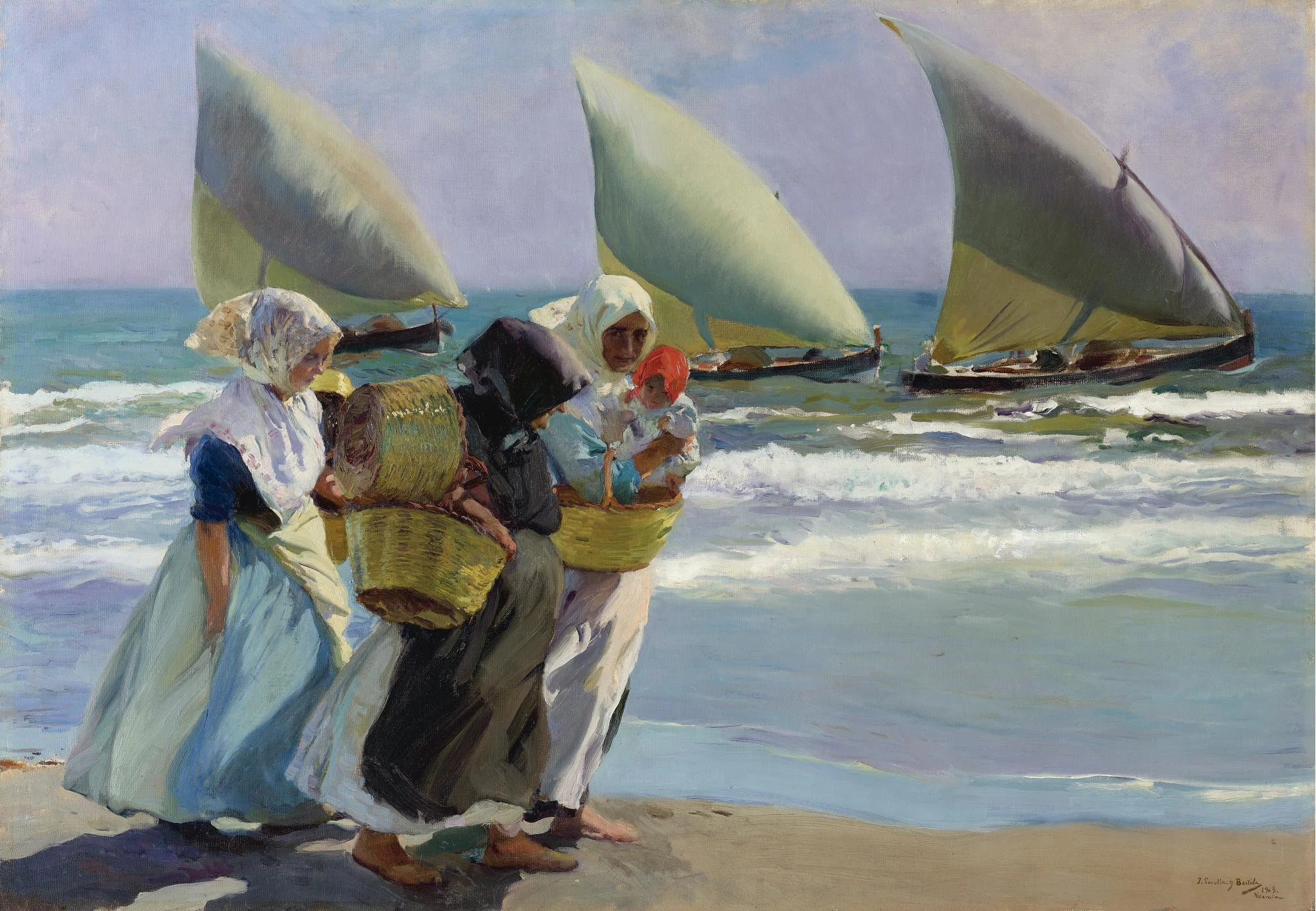 Joaquin Sorolla 油彩画 42 Joaquín Sorolla（ホアキン・ソローリャ