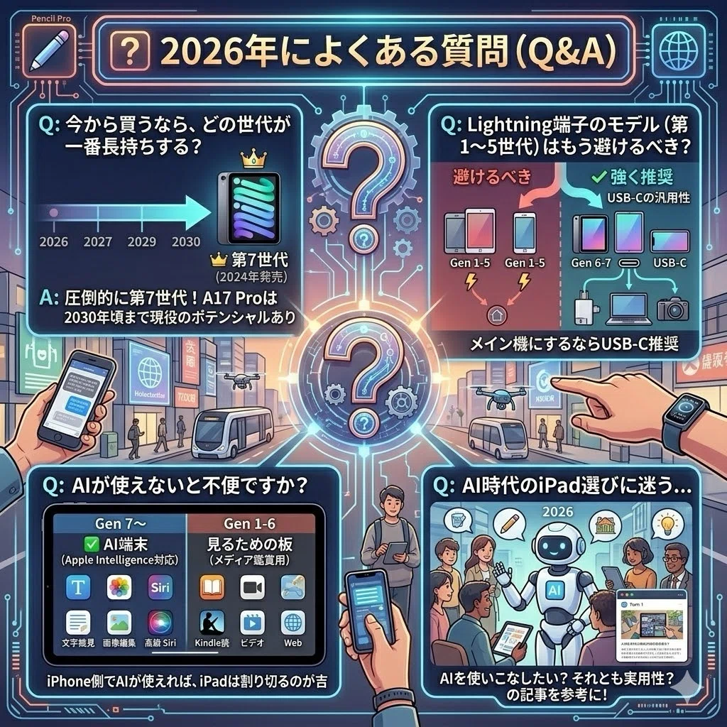 📱iPad mini全7世代・究極の比較バイブル【2026年最新版