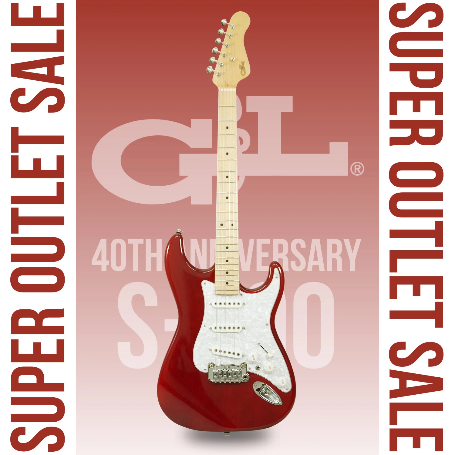 G&L S-500 made in USA レオ・フェンダー 美品 G&L祭り！現在では入手困難な40周年記念限定モデル「S-500」を奇跡的に
