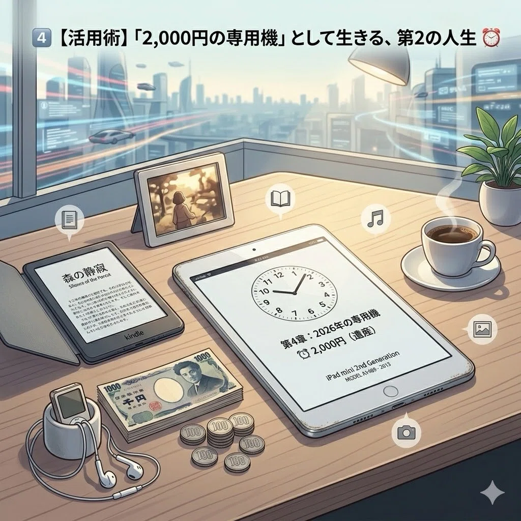 🏺 2026年、2,000円で「デジタルの静寂」を買う。💎 iPad mini 第2世代