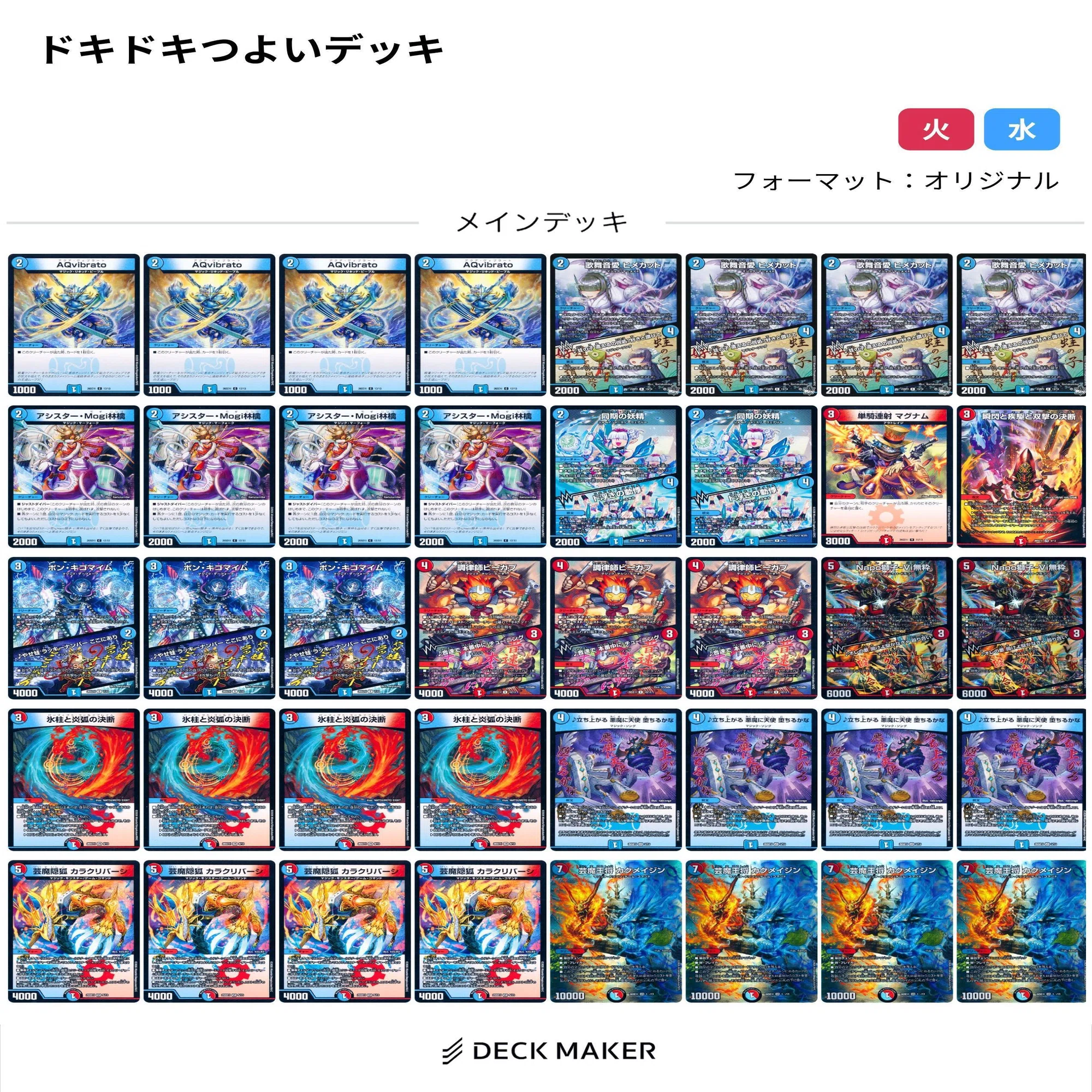 デュエマドキつよ25連リレー 芸術の3ターンキル！赤青マジック｜佐伯さや香