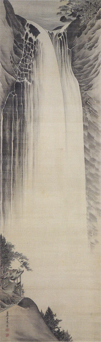 長沢蘆雪」展出品作⑥ 蘆雪《那智山瀑布図》江戸時代中期、18世紀