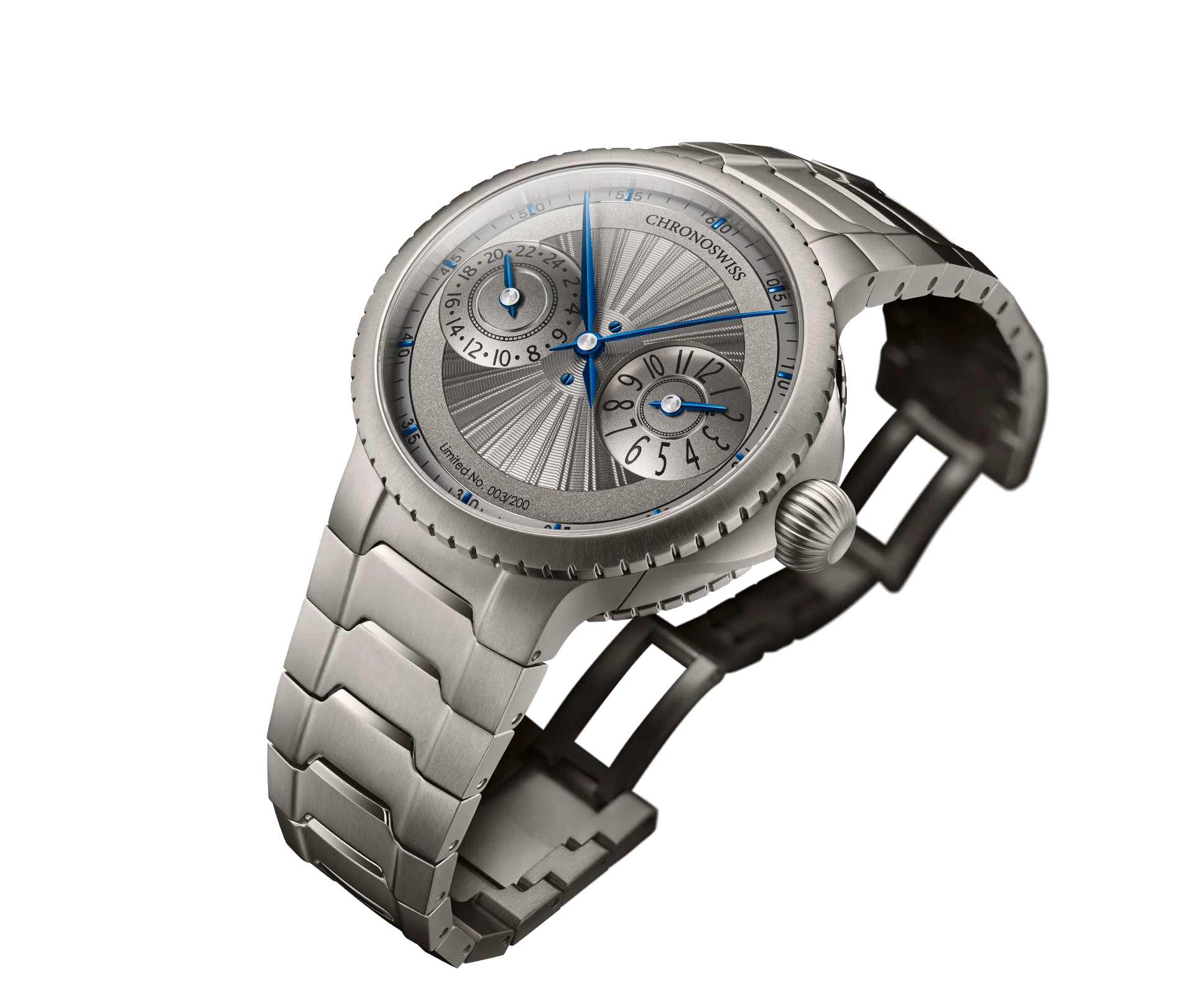 2026年新作 パルス GMT シルバー ギョーシェ CH-4223TM-GR