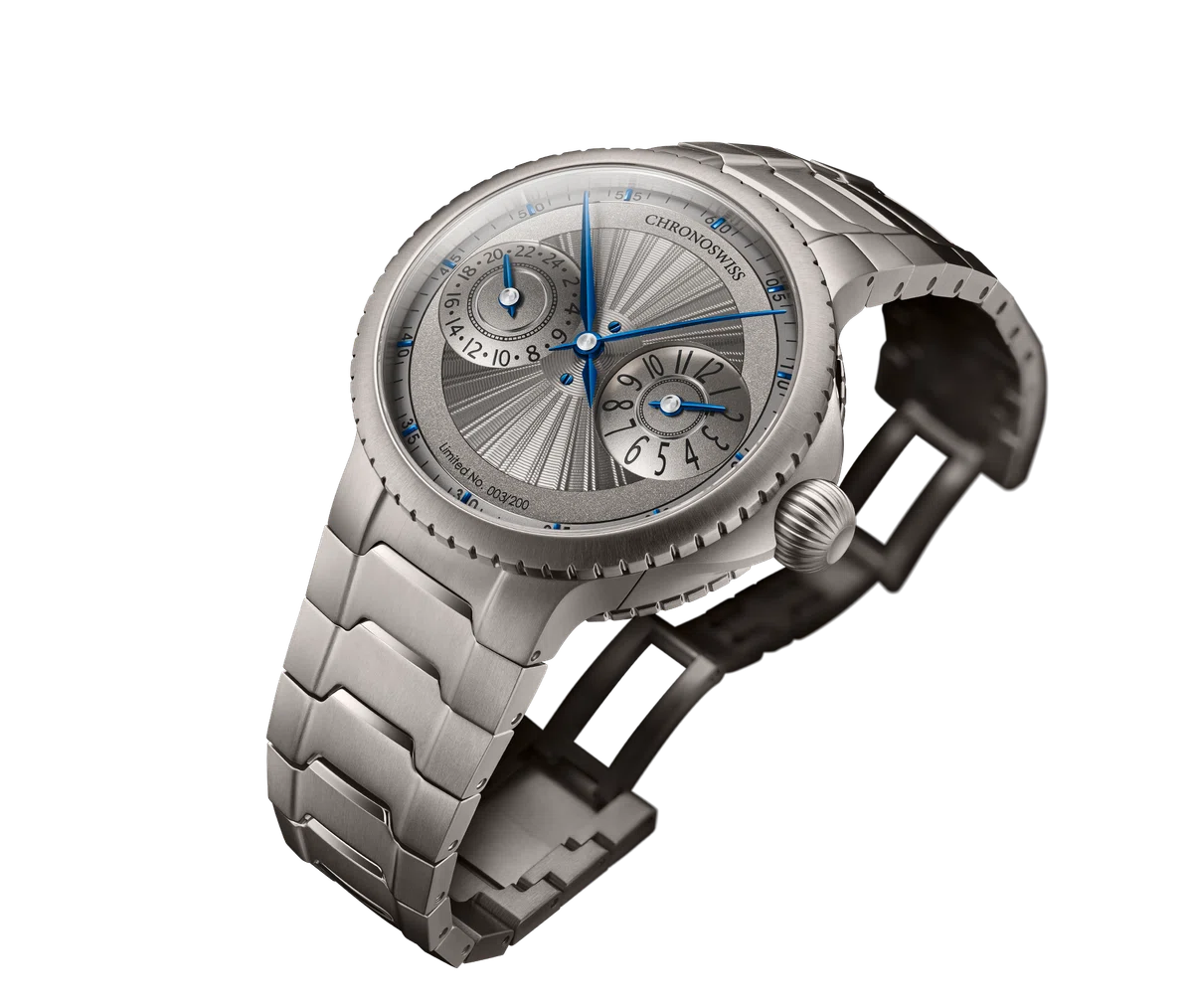 2026年新作 パルス GMT シルバー ギョーシェ CH-4223TM-GR