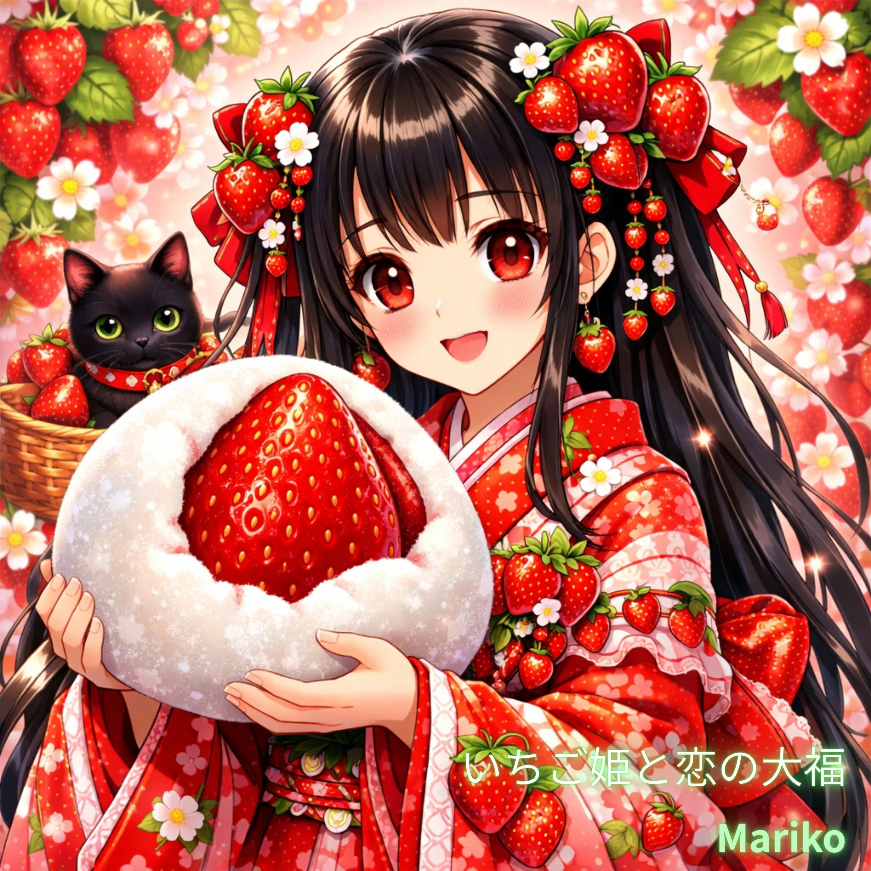 いちご姫 🍓 いちご姫と恋の大福 – Strawberry Princess and Love Daifuku