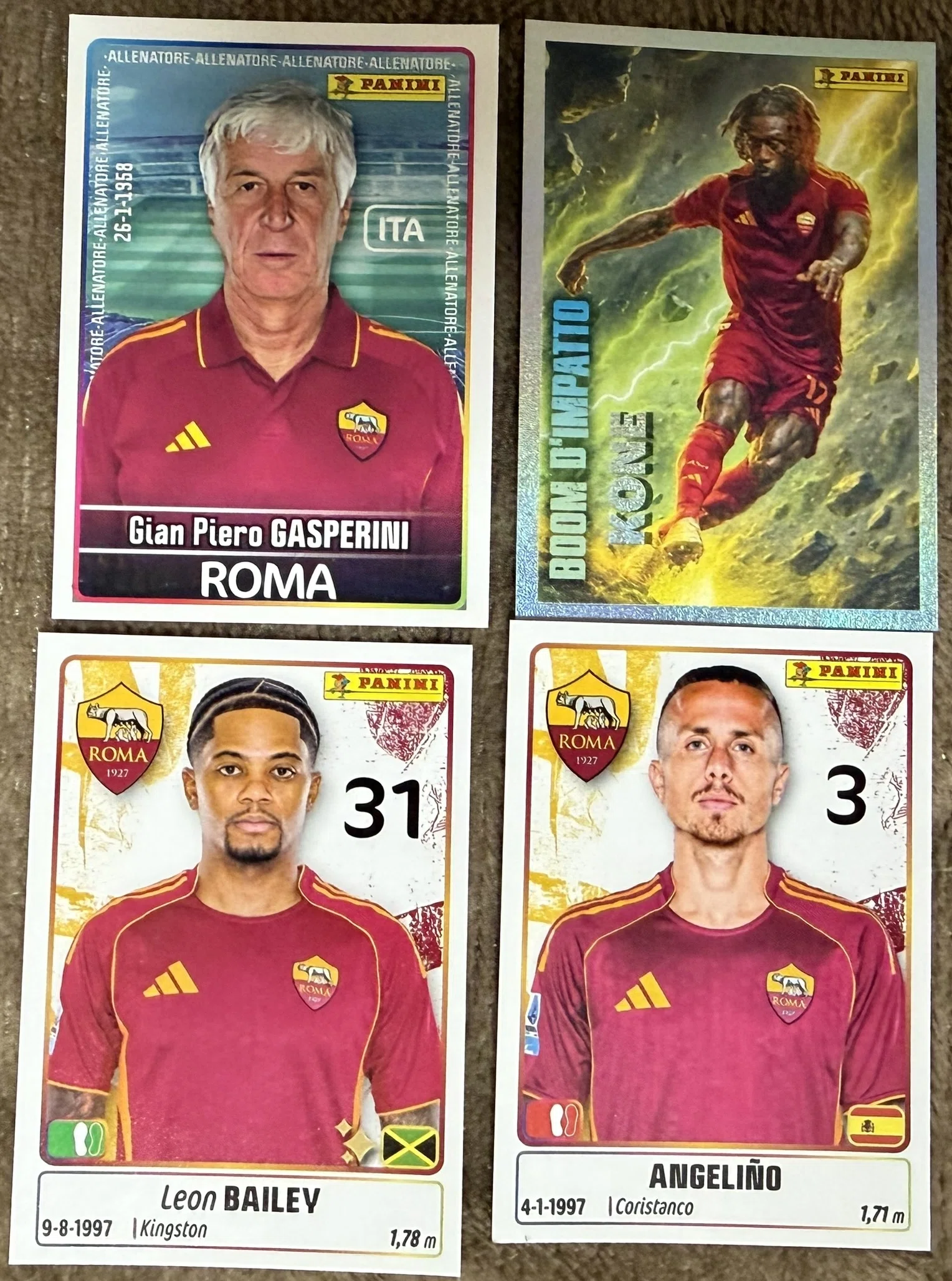 イタリアで見つけたカルチョステッカー『Calciatori』を15パック開封し