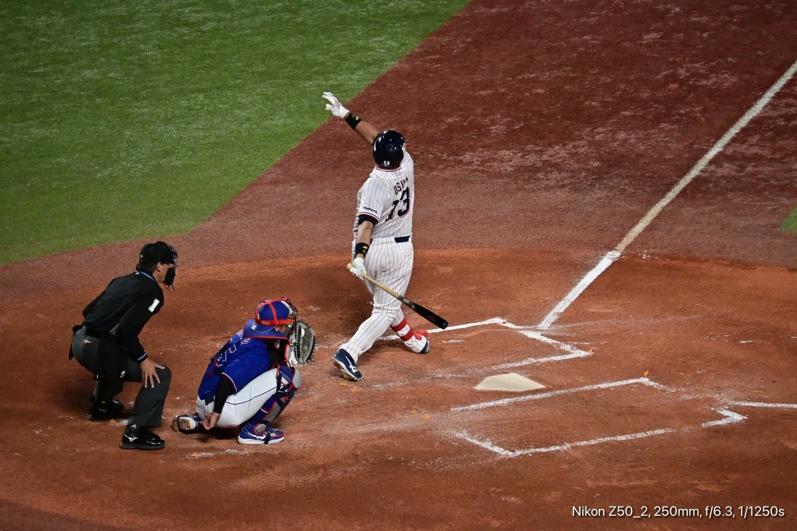 フレーム入り野球観戦写真 神宮球場 プロ野球観戦｜Swan High 1114