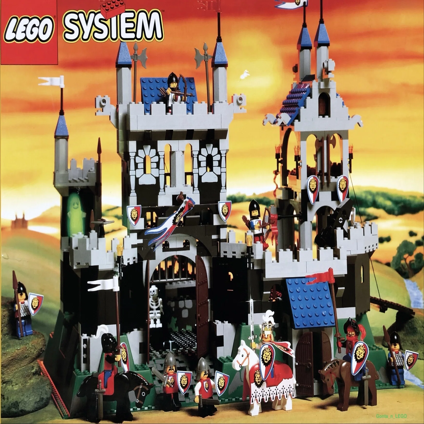 LEGO 6090 組み立て開始｜1995年の名城 Royal Knight