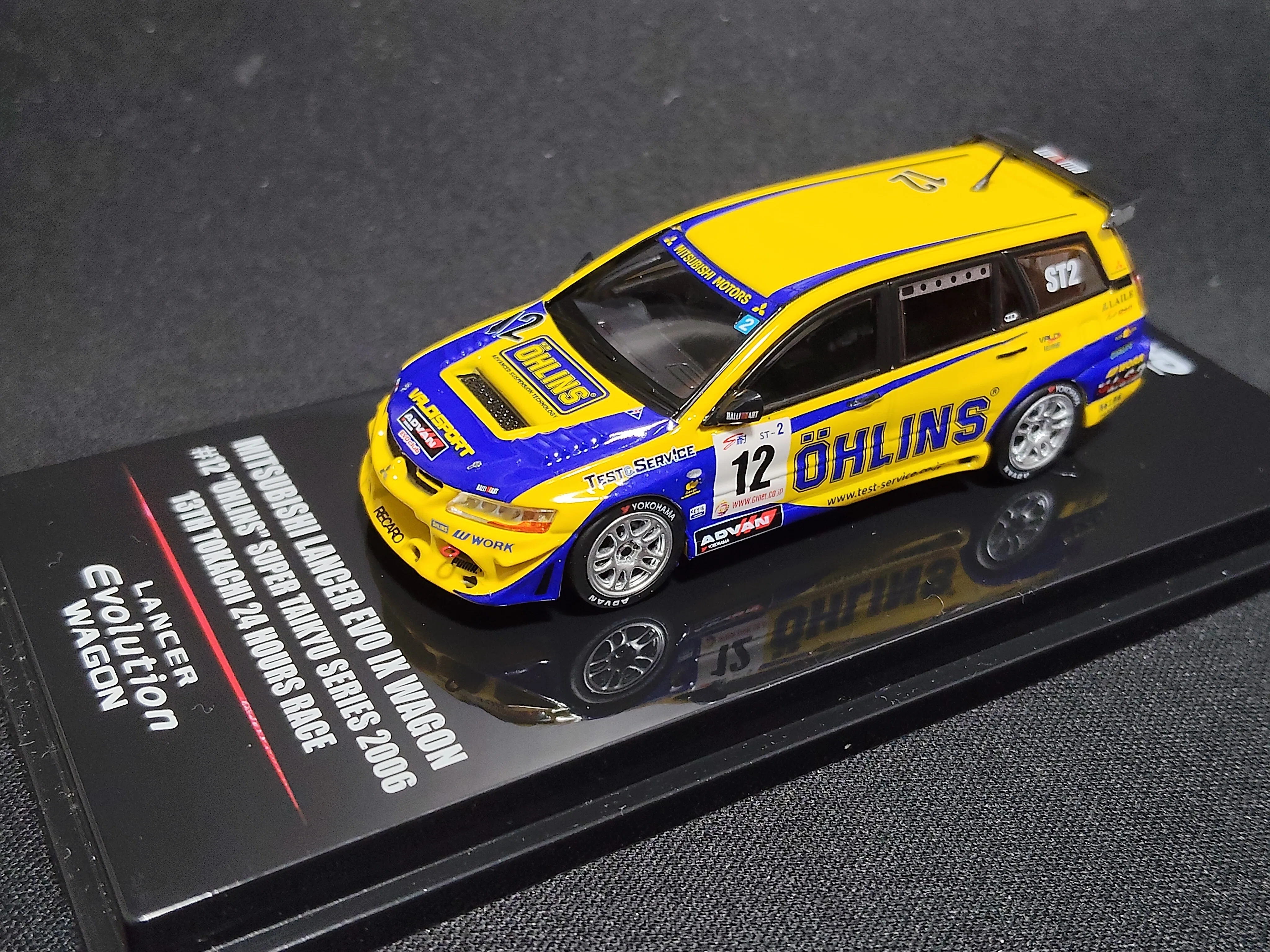 INNO64 1/64 MITSUBISHI LANCER EVO IX WAGON #12 