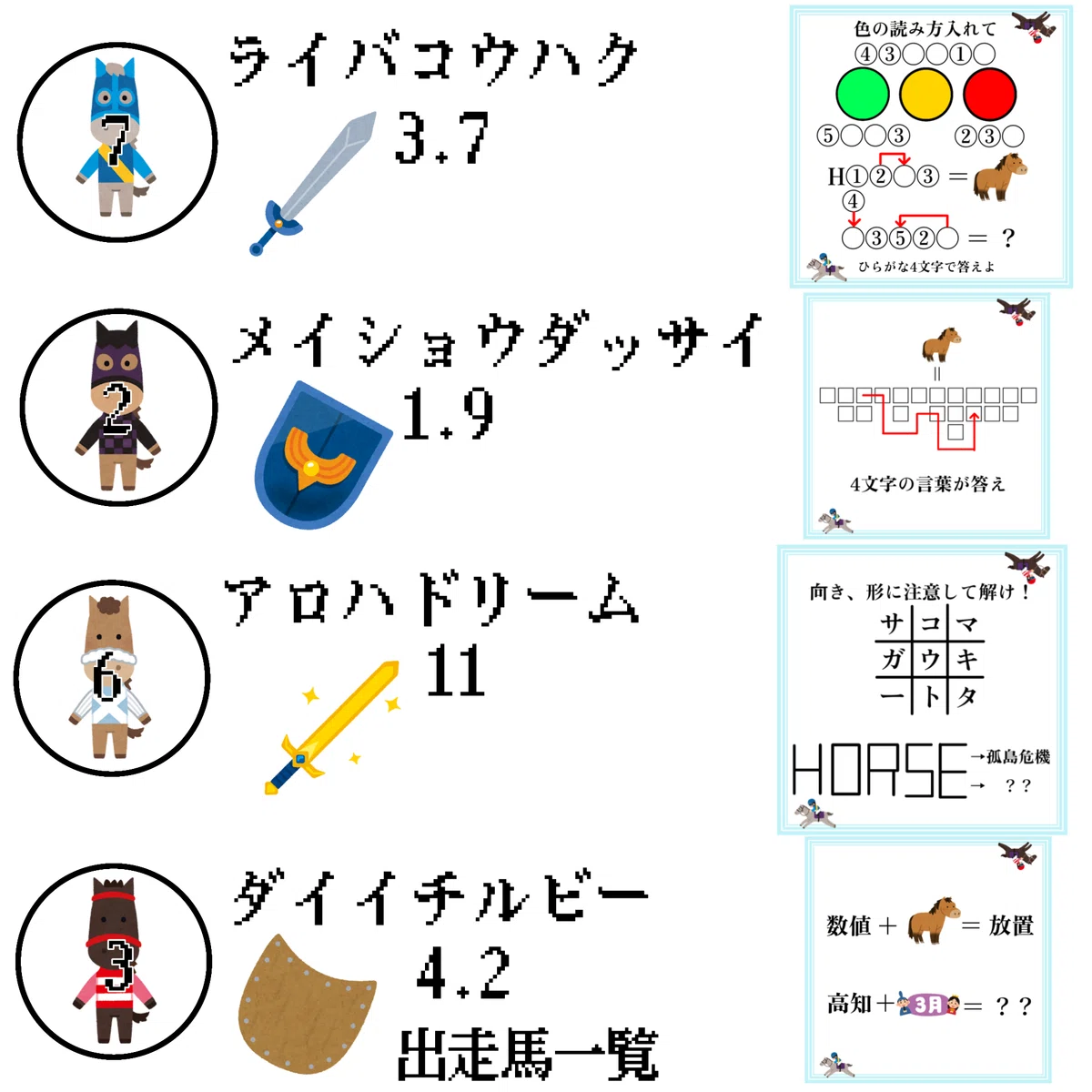 ー競馬謎解き 解説編ー｜ぐんまさん