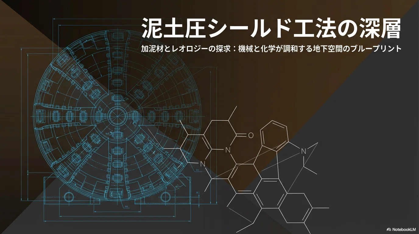 シールド工事における加泥材と泥土圧工法の技術的総論：塑性流動化の