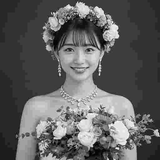 可愛い女性＜ウェディングドレス＞画像素材/写真販売 AI画像 有料＜40枚：350円＞商用利用可（サンプル）032