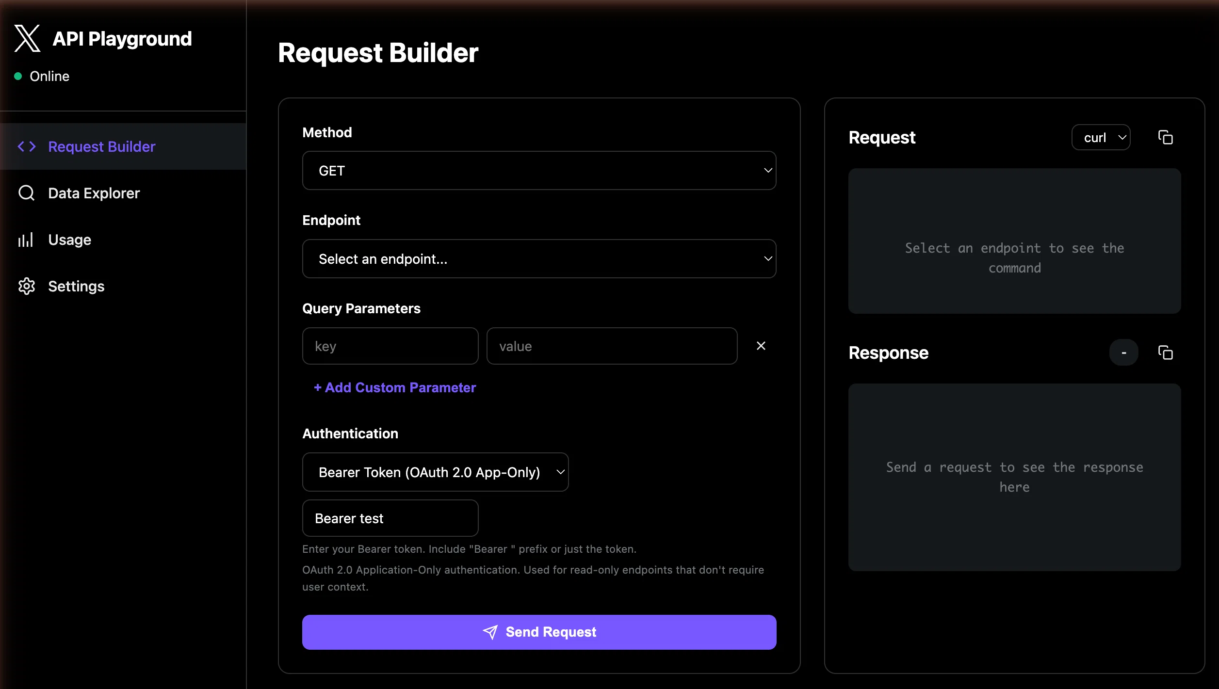 X APIの動作確認ができるPlaygroundを発見。ローカルで試してみました