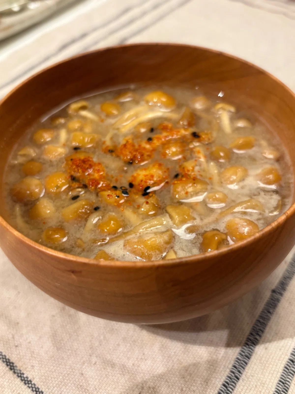 Msov Sup Nameko solo miso soup, a good morning|シェヘ|アラフィフ視点