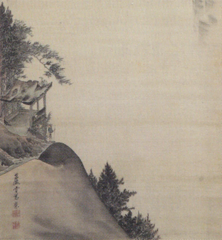 長沢蘆雪」展出品作⑥ 蘆雪《那智山瀑布図》江戸時代中期、18世紀
