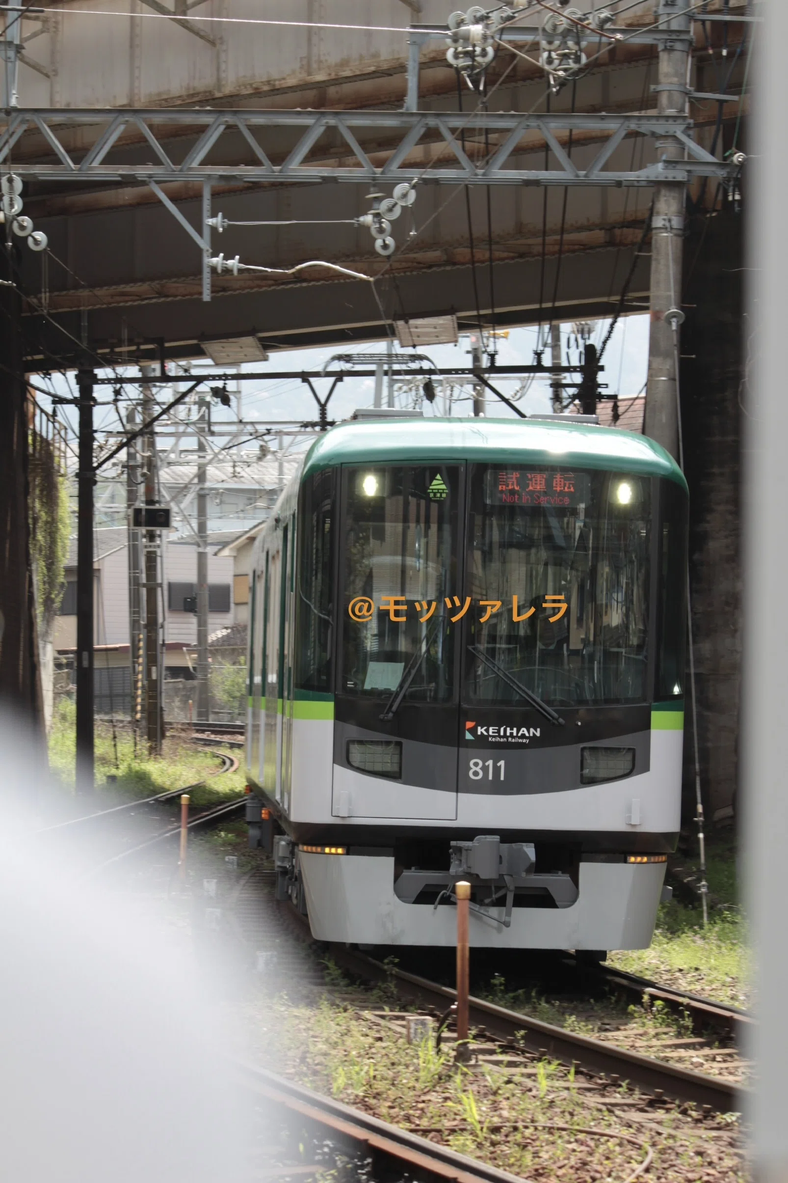 スジ変ありすぎ！？京津線800系の試運転撮ってきた！②〜東西線内