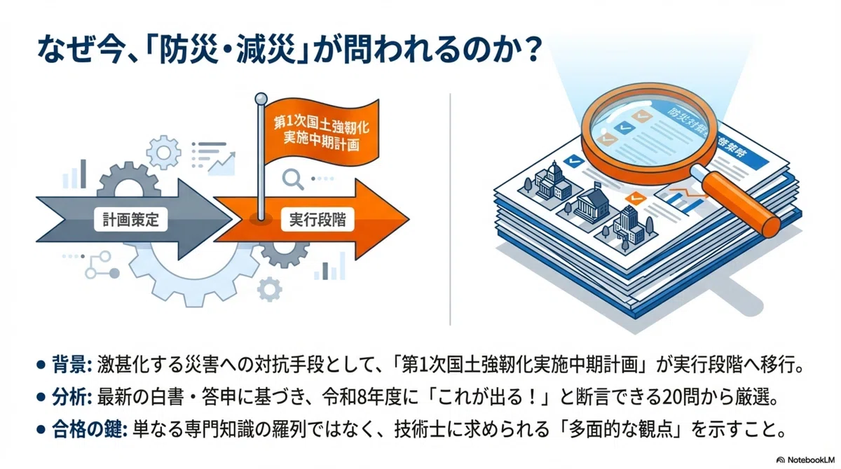 第1回：【令和8年度保存版】技術士建設部門 必須科目Ⅰ 予想問題1解