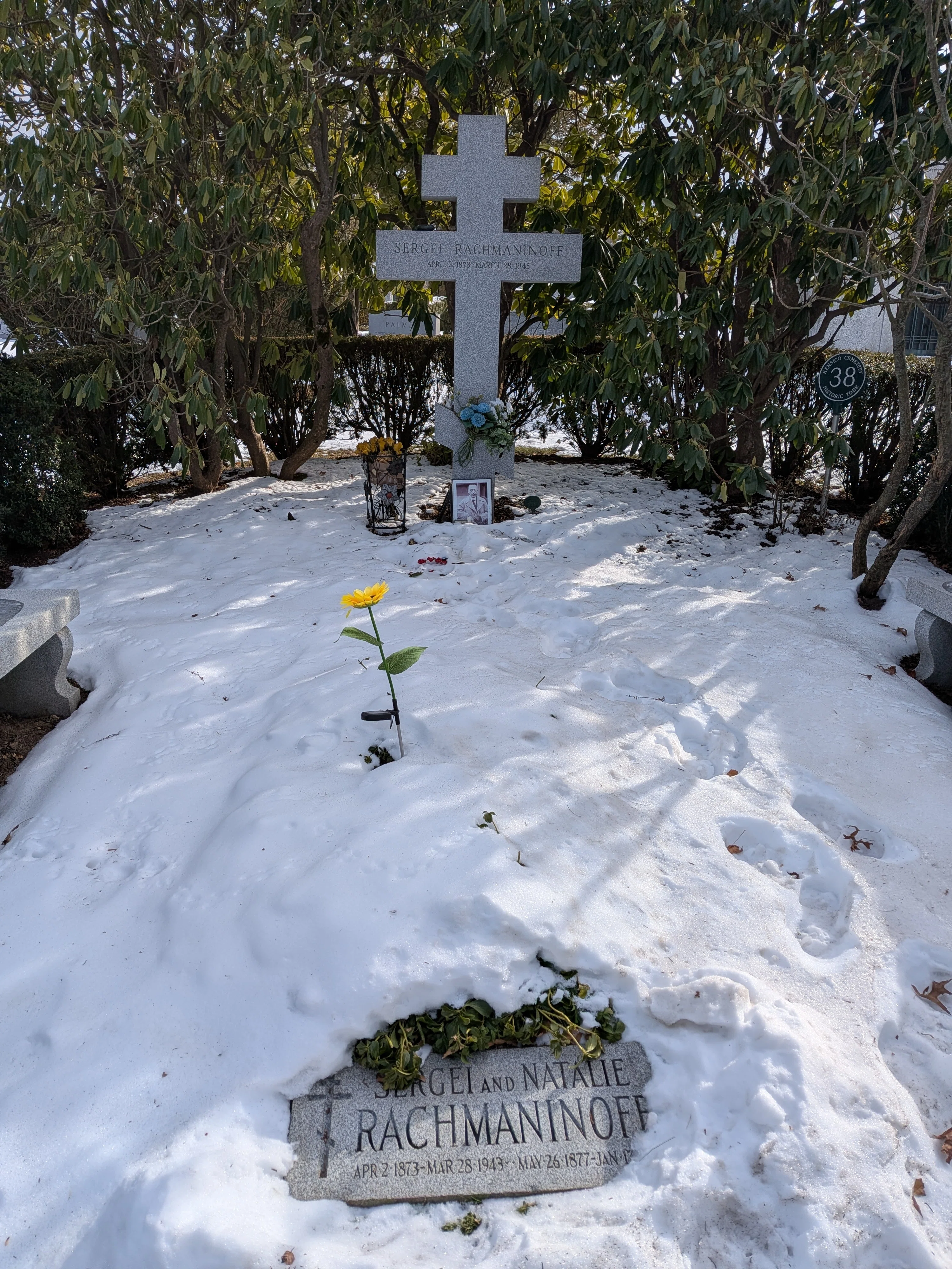 雪の中でのNY墓参録①｜Asahi Ishizaki