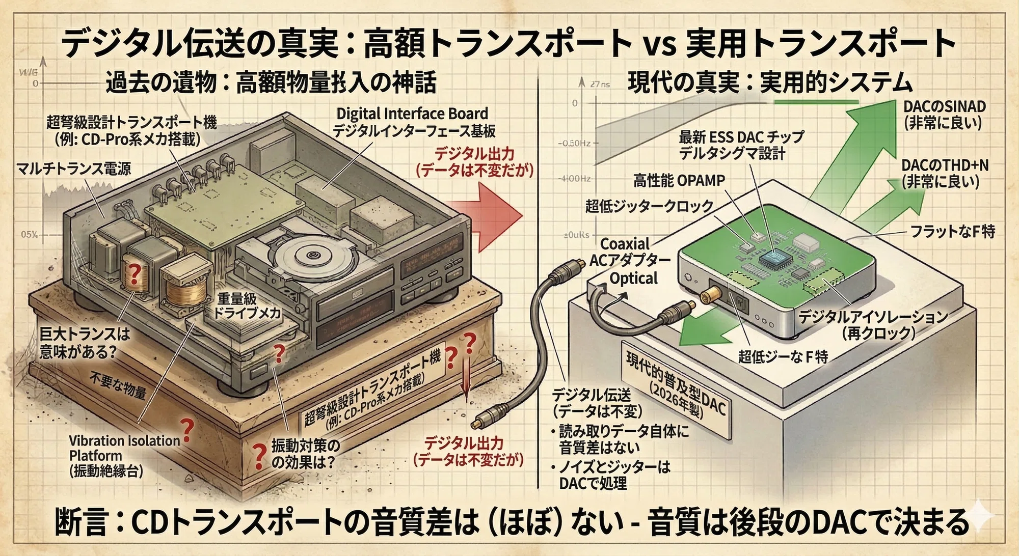 第3.5回:なぜ今さら「銀盤」を回すのか? ――プリエンファシスと 第3.5回:なぜ今さら「銀盤」を回すのか? ――プリエンファシスと