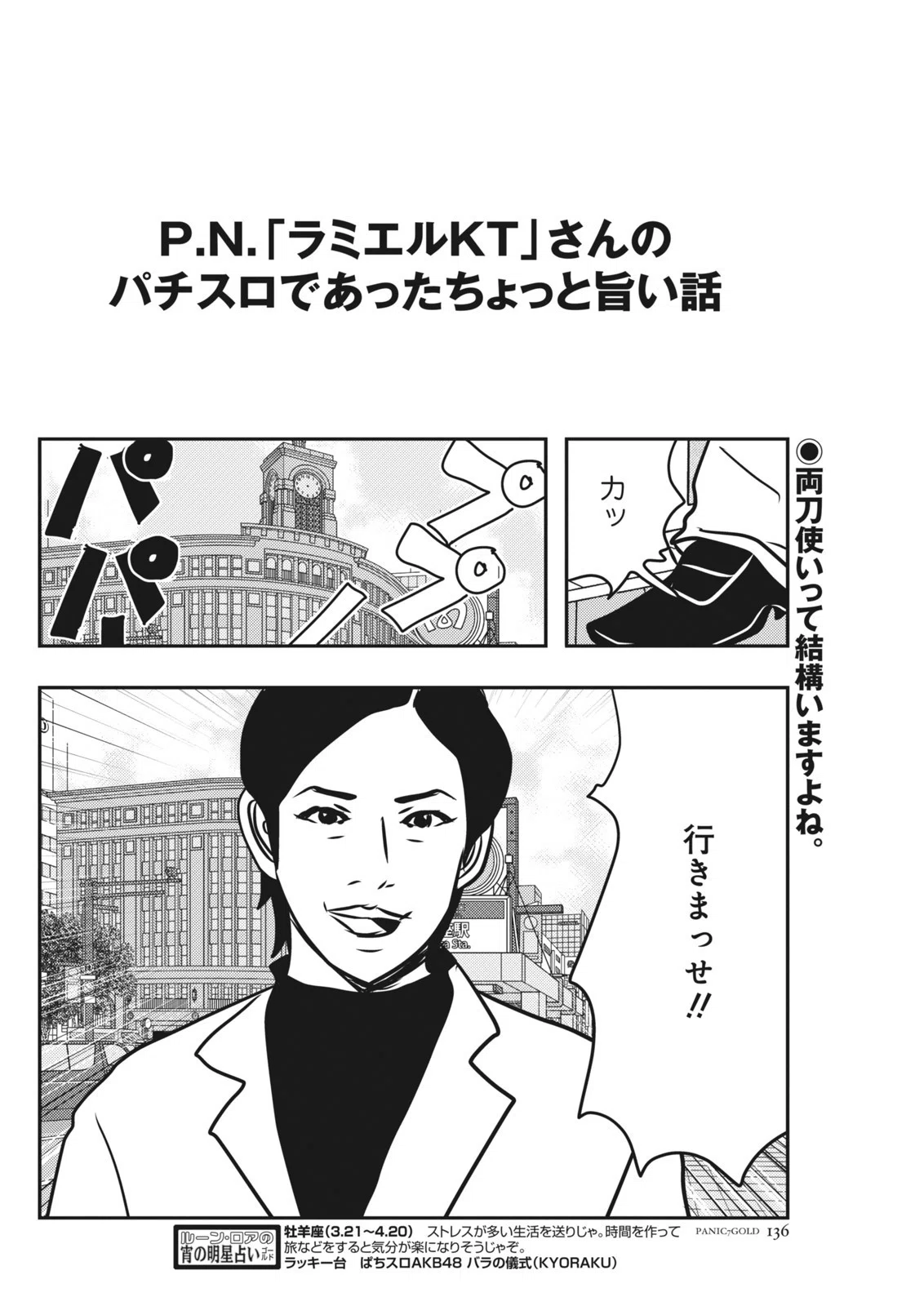 パチスロであった全部旨い話Z／村上真裕（パニック7ゴールド 2016年4月
