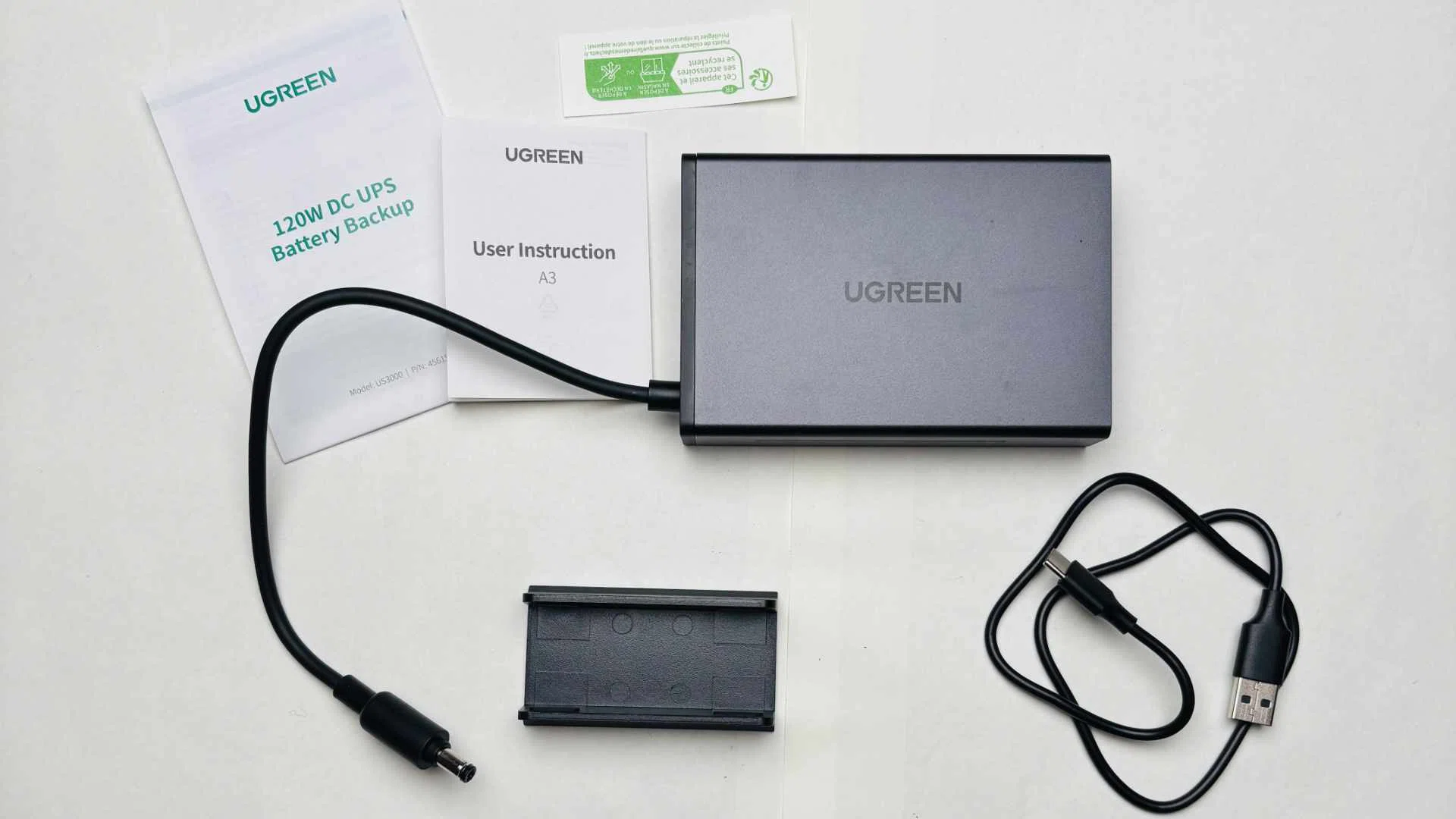 スマートフォン・携帯電話 UGREEN 120W DC UPS 無停電電源装置