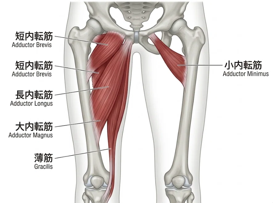 内転筋を効果的に鍛えるには？ 種目選びで筋肉への刺激がこれだけ変わる｜庵野拓将