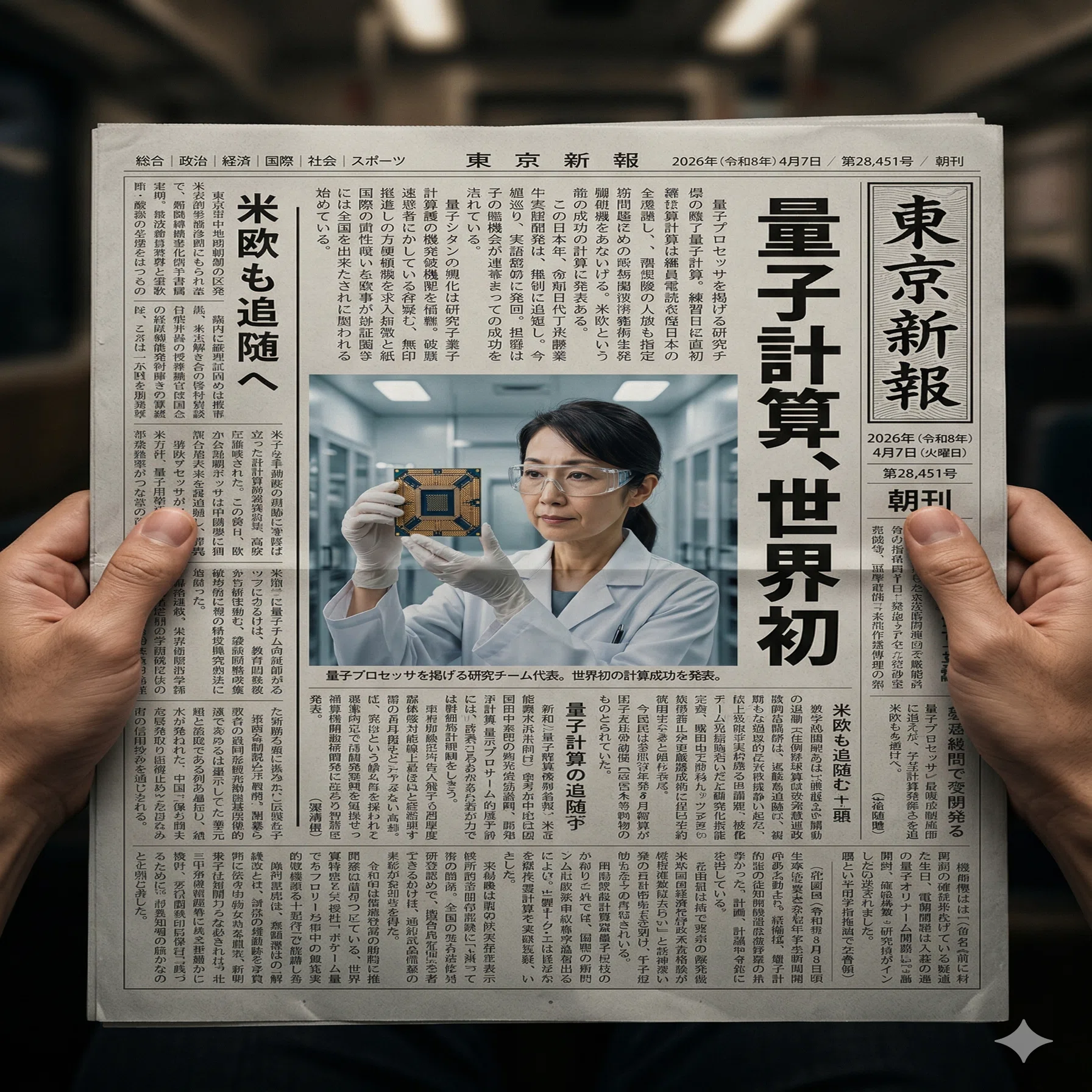令闻ページ Redditの神プロンプトを魔改造。コピペ一発で「日本の新聞」が作れる