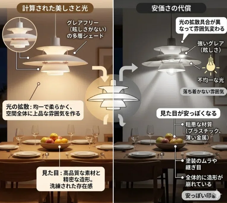 ルイスポールセンのリプロダクトおすすめ商品！正規品と何が違うのかも