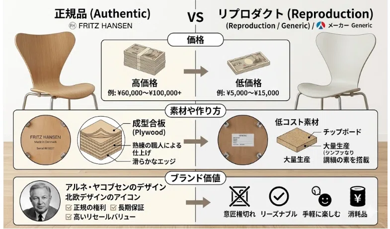 セブンチェアリプロダクトおすすめ商品！正規品との違いもあわせて紹介