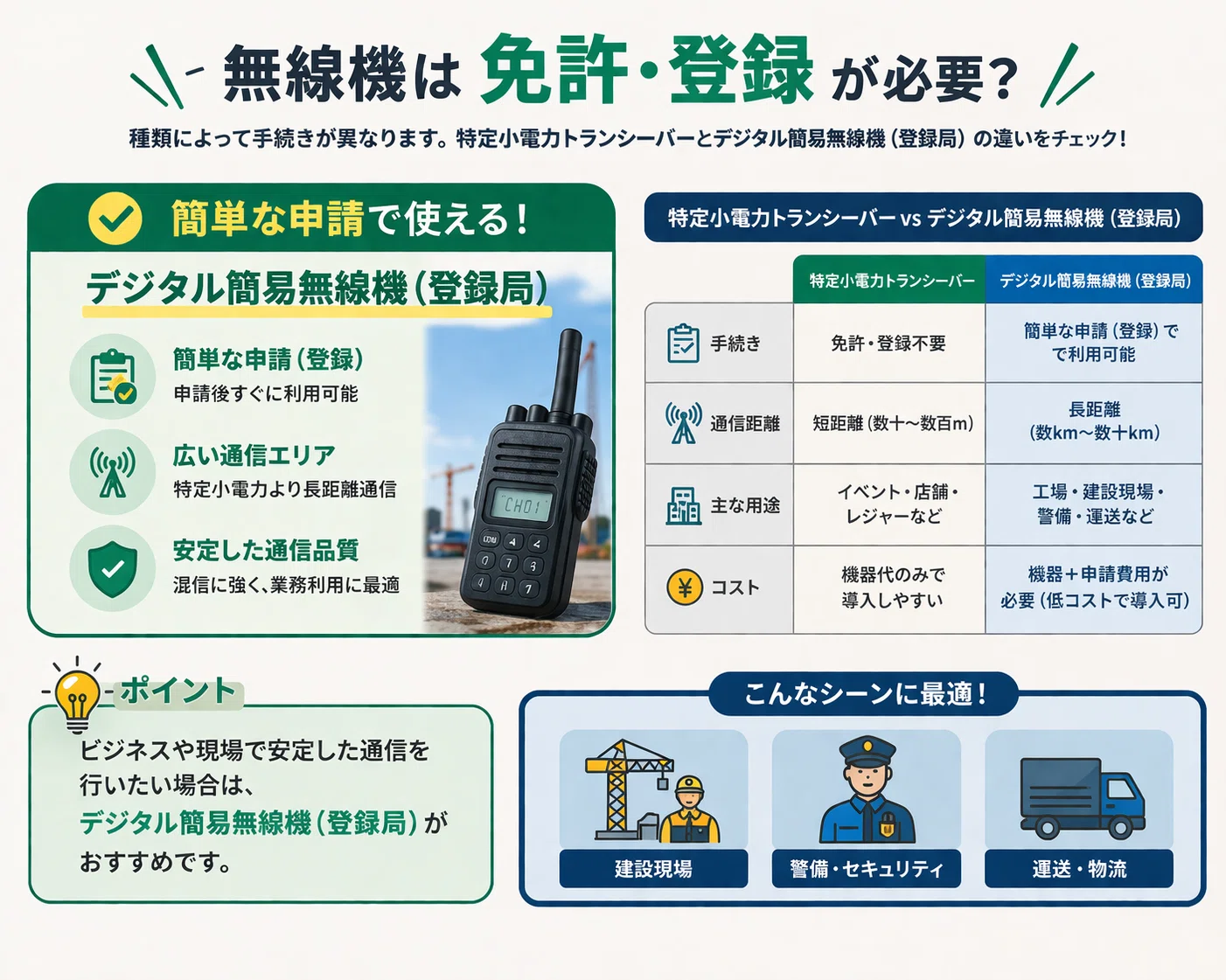 無線機の免許は必要？初心者向けにわかりやすく解説｜無線機専門店 