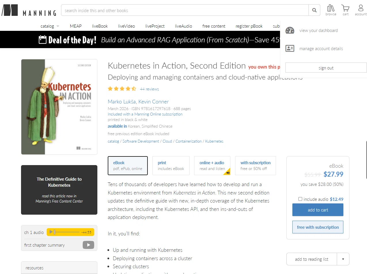 本の紹介: Kubernetes in Action, Second Edition｜neverbird