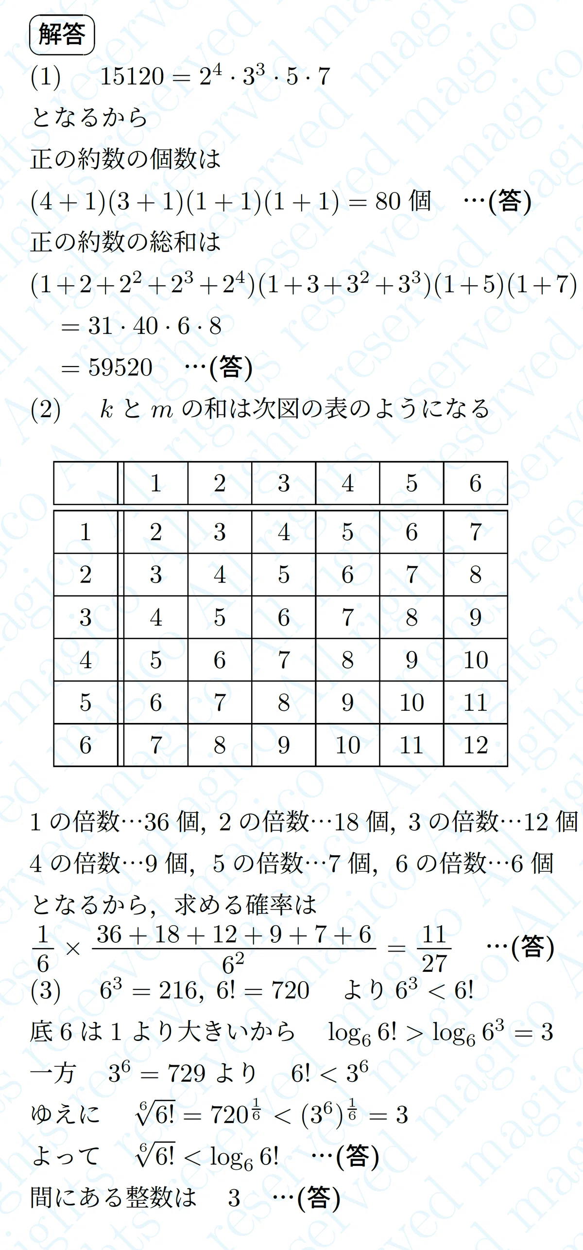 2026年千葉大学文系数学｜magico