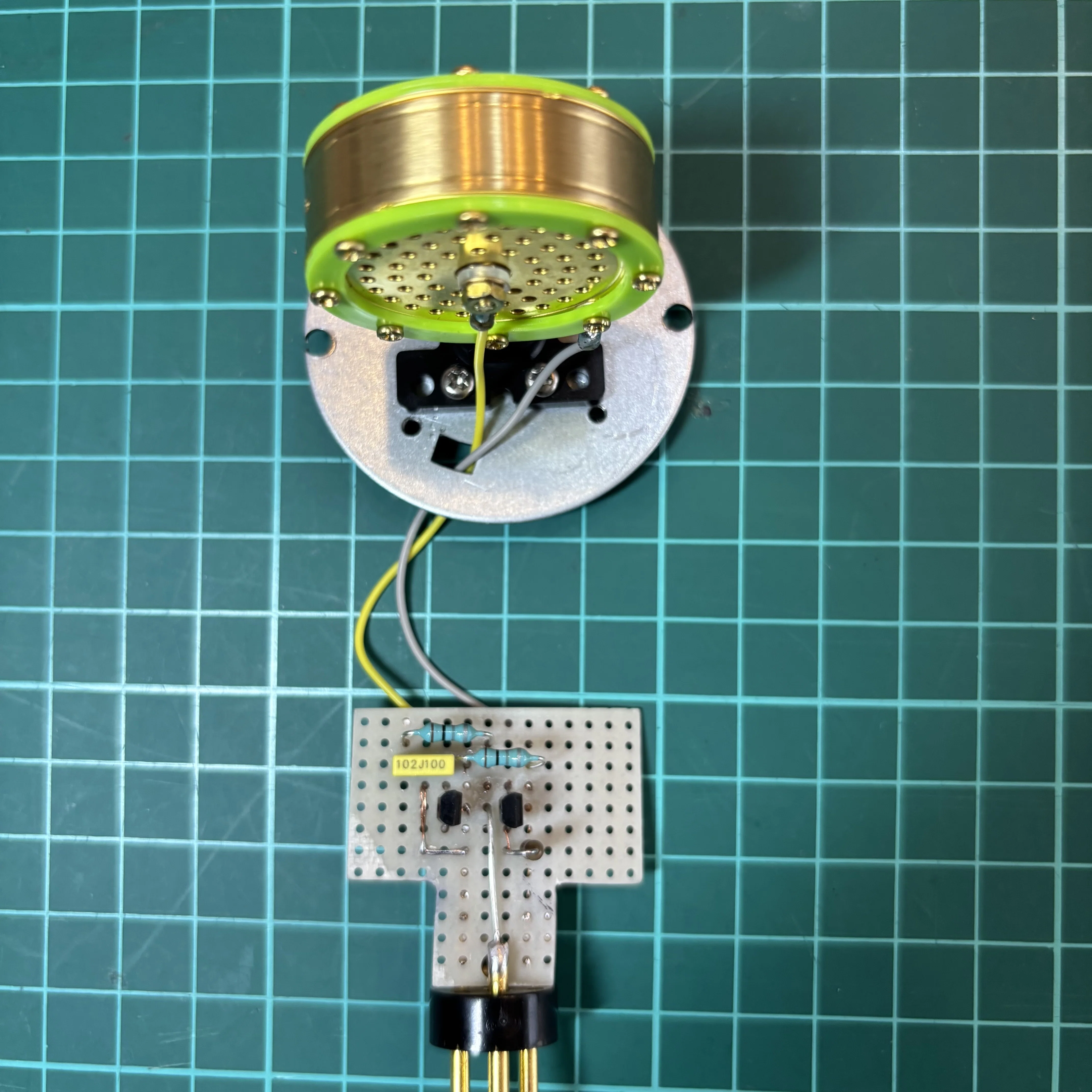 自作マイク作ってみた！ Φ34mmラージダイヤフラム＋2SK2880で自作