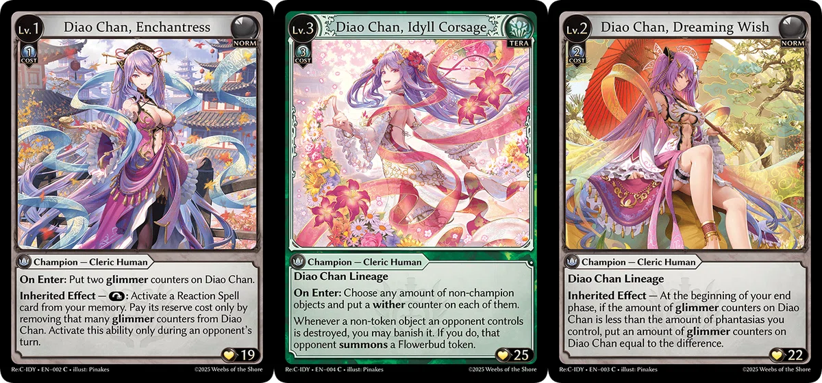 その他 GrandArchive Diao Chan, IdyllCorsage CSR Take a closer look at Diao Chan's beautiful Level 3 CSR! Diao Chan