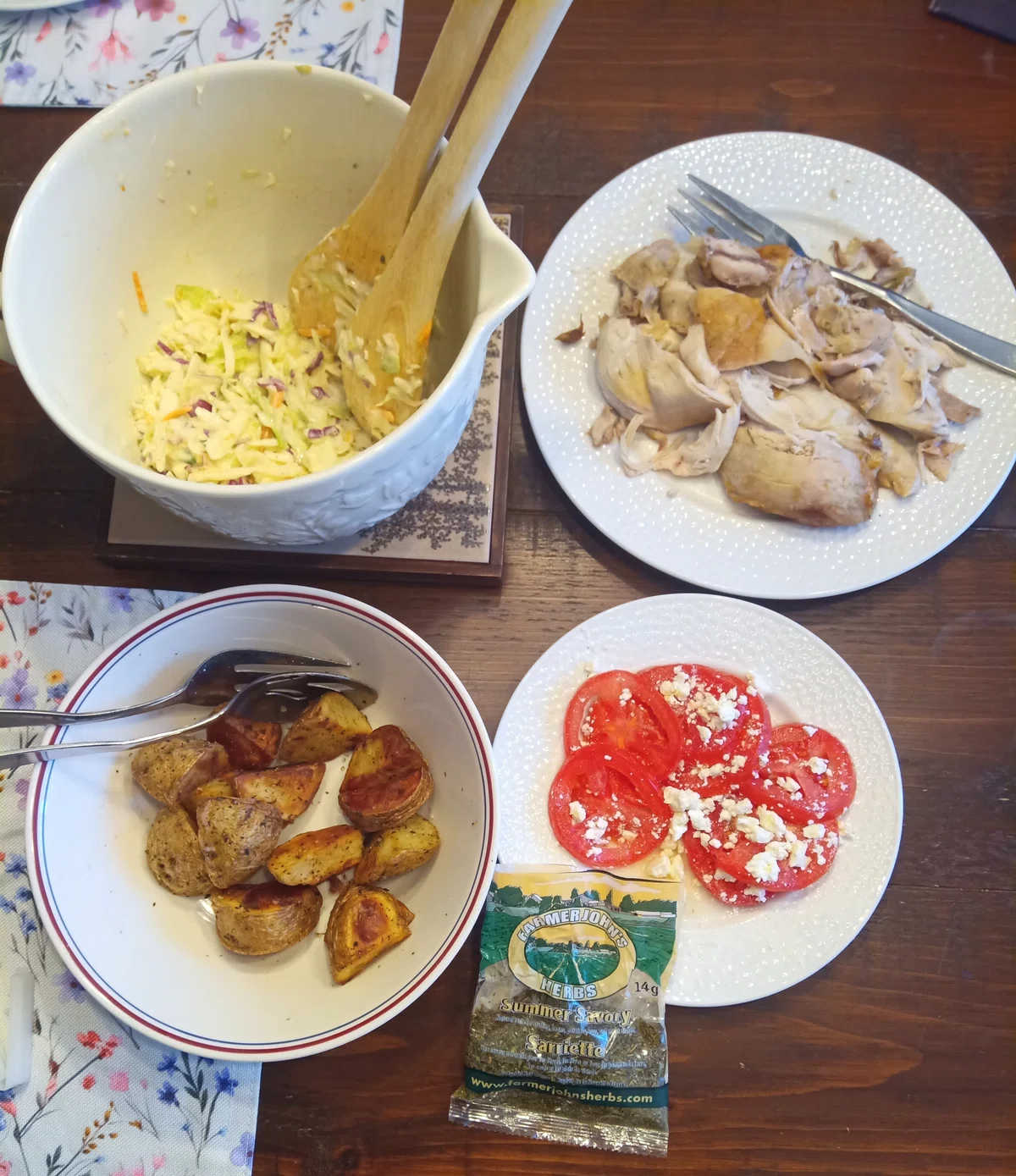 Canadian Dining Table [Cooking at Home in Canada]｜カナダからこんにちは。Chai