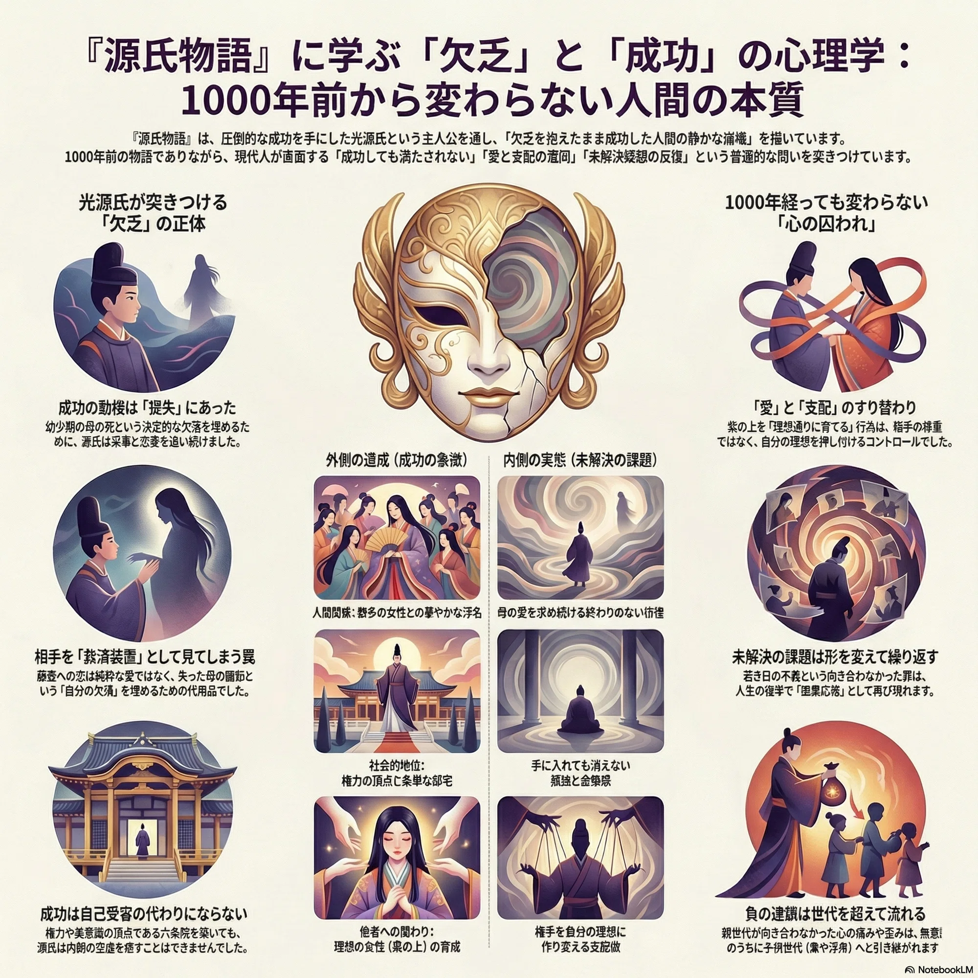 なぜ光源氏は、すべてを手に入れても満たされなかったのか】『源氏物語