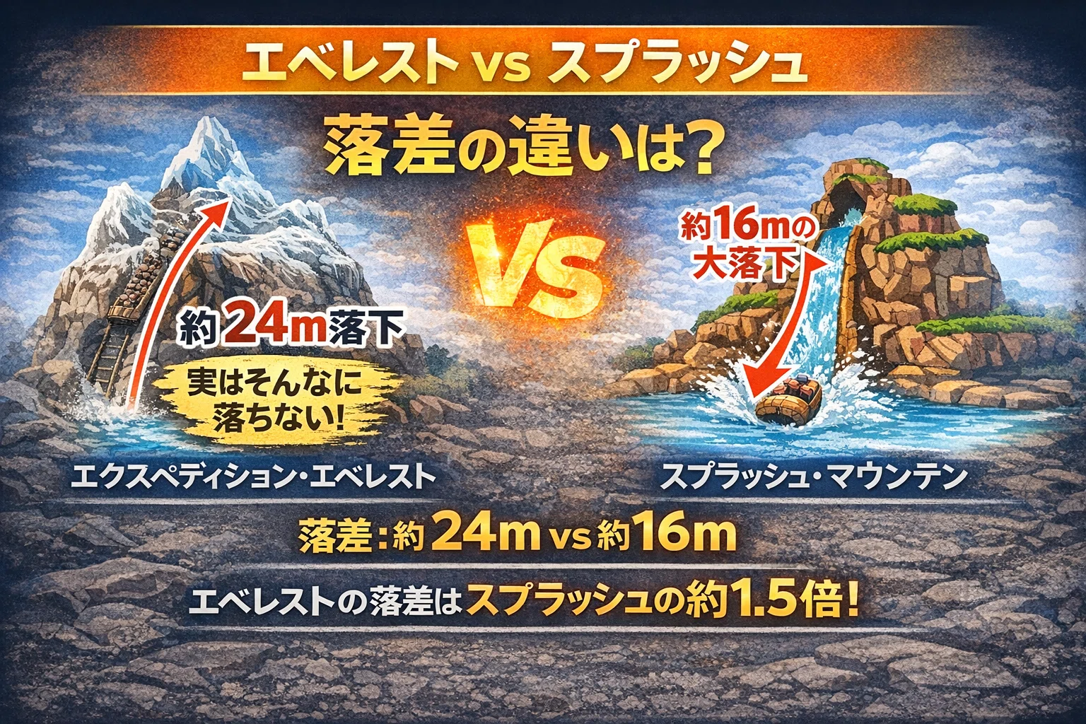 ジェットコースター乗れない私（浮遊感NG）＆絶叫好きが本気で作った
