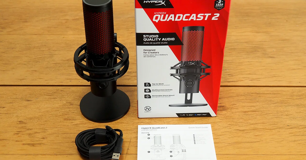 レビュー】HyperX QuadCast 2コンデンサーマイク USBマイクを使って