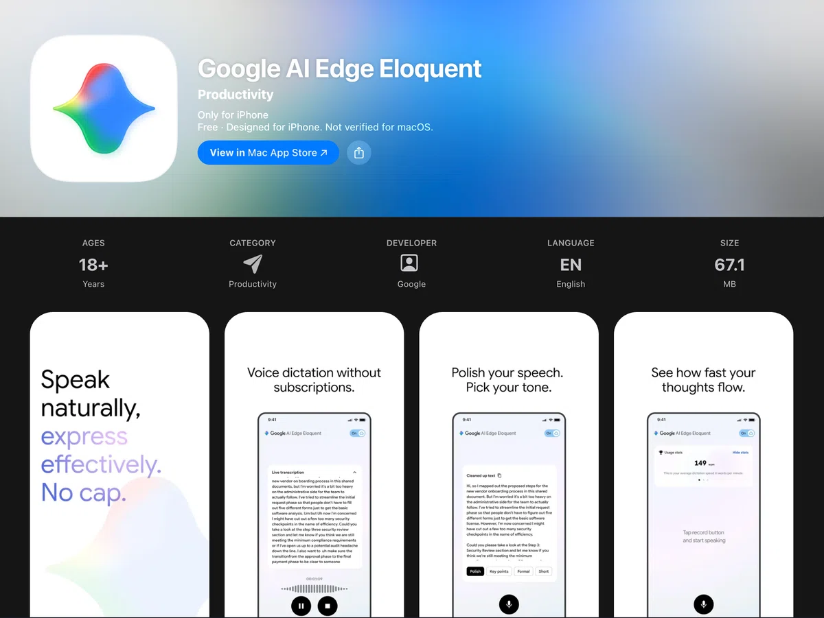 [Breaking News] Google quietly releases offline AI transcription app ...