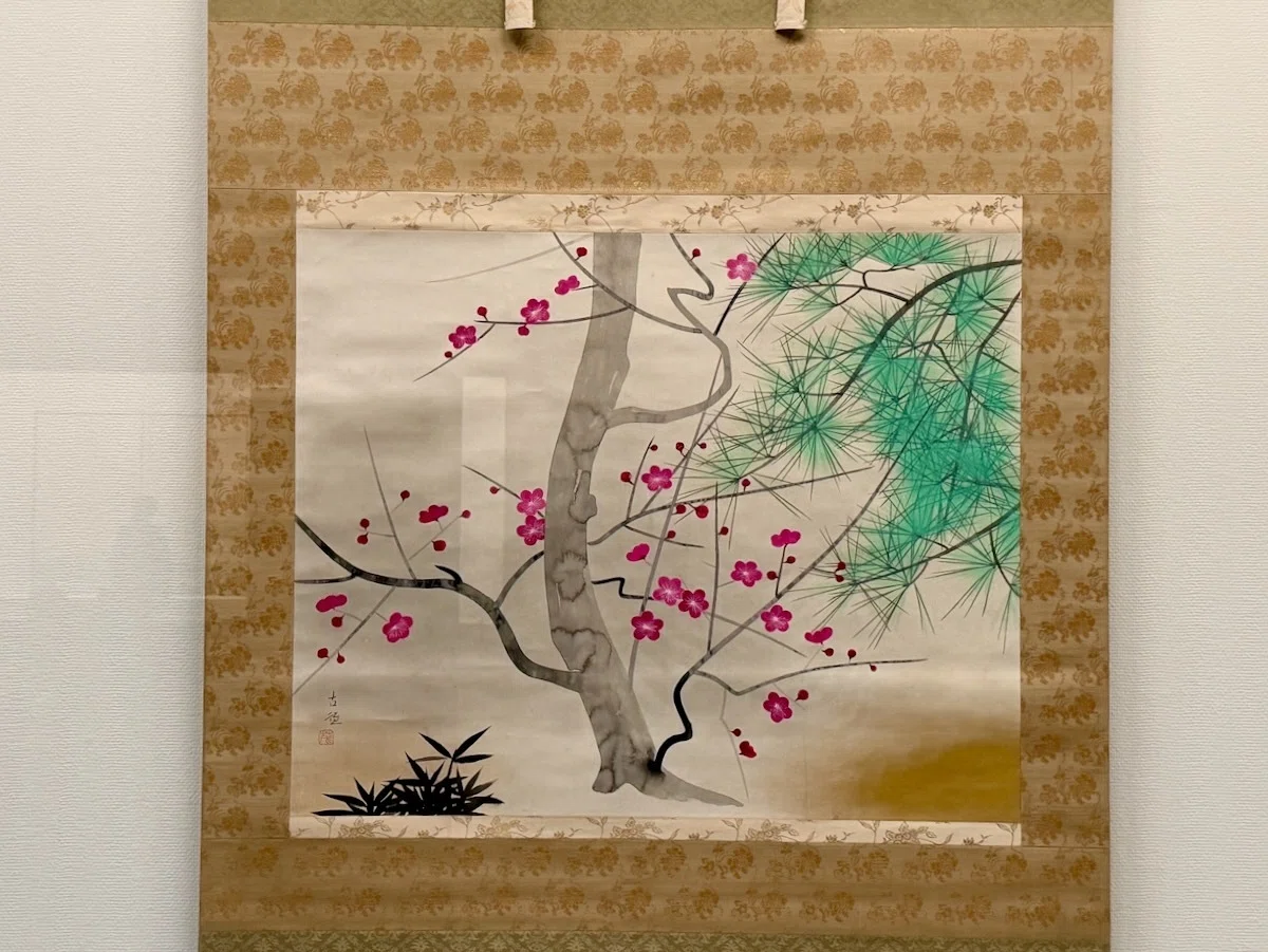 【模写】【複製】工芸画　川合玉堂　谿村春晴図　穏やかな季節の移ろい　Z182 楽天市場】川合玉堂 絵画 渓村春麗 原画山中湖高村美術館所蔵 送料無料