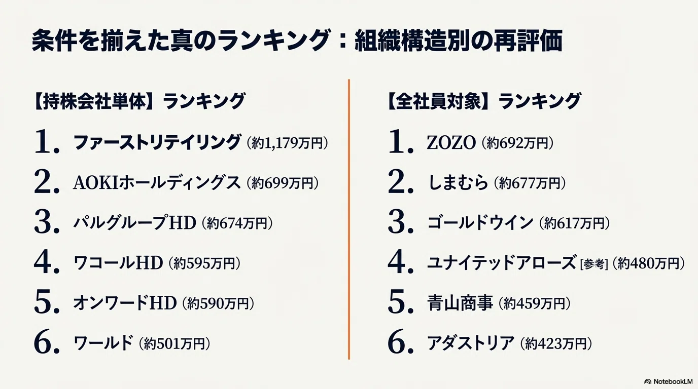 アパレル 業界 年収