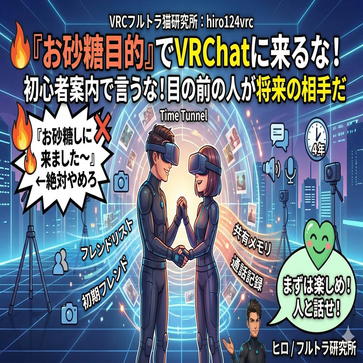 To those coming to VRChat for a sugar partner｜ヒロ/VRCフルトラ猫 