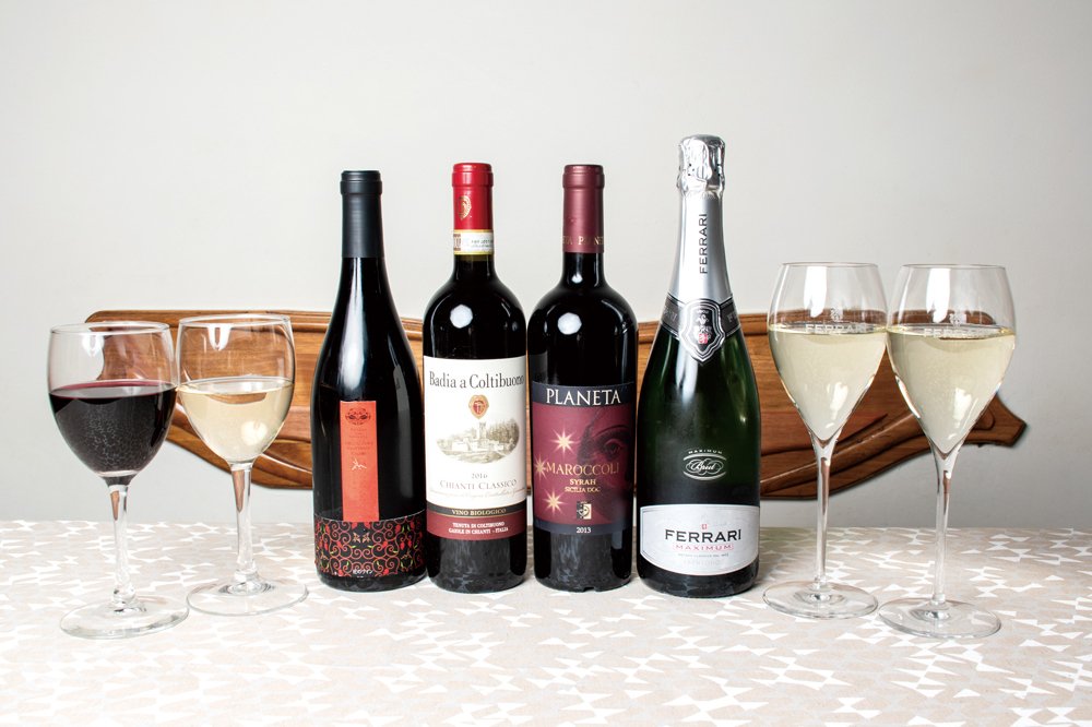 イタリアワインの数々