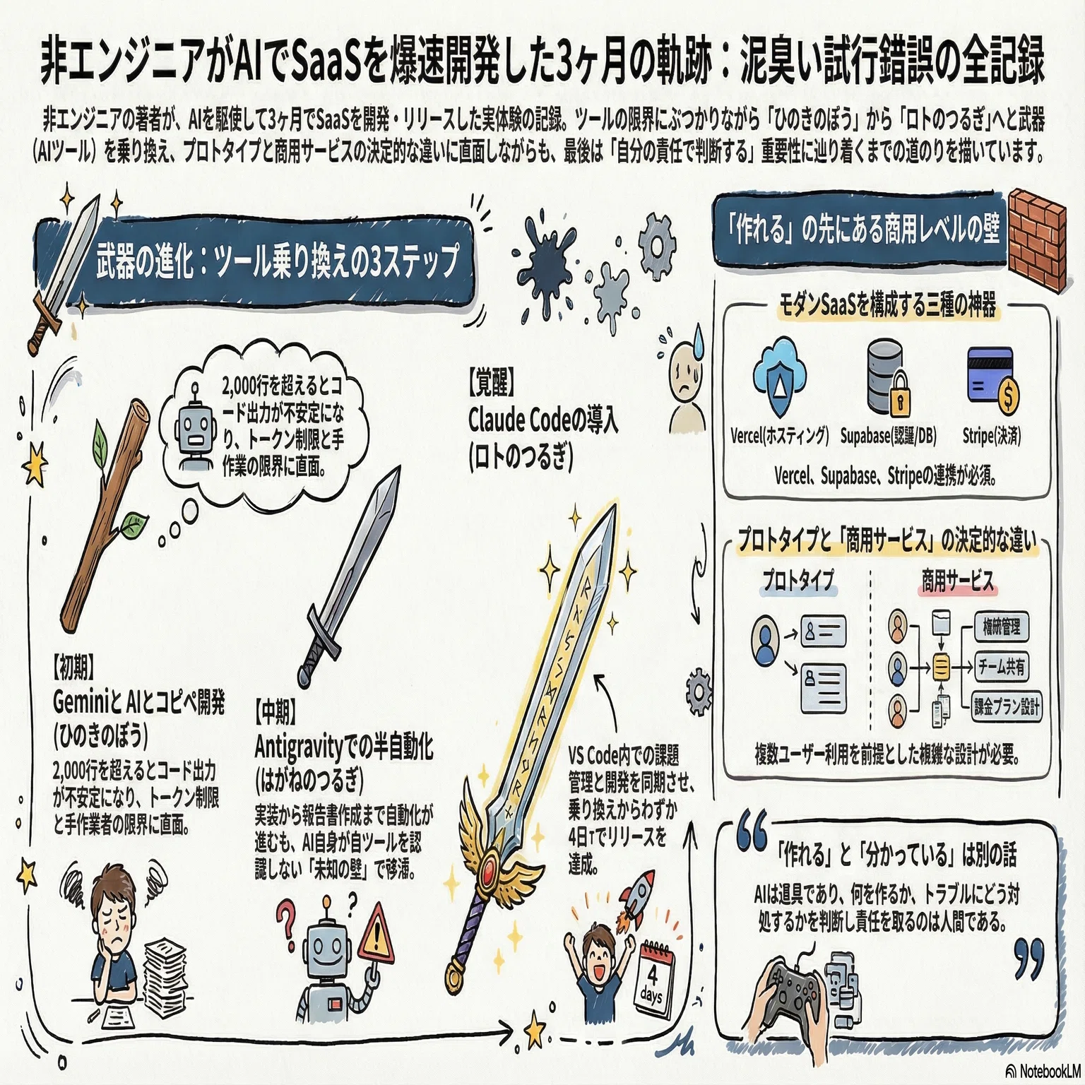 非エンジニアがAIでSaaSを作るまでの泥臭い3ヶ月【開発編】｜根元 謙作