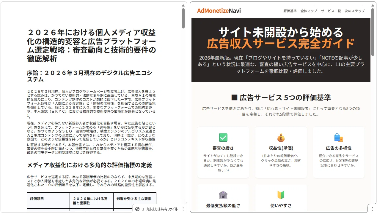 GeminiのDeepResearchで「リッチなウェブサイト」を簡単に作成する方法