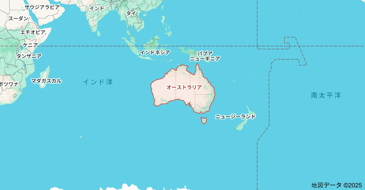 2位：オーストラリア