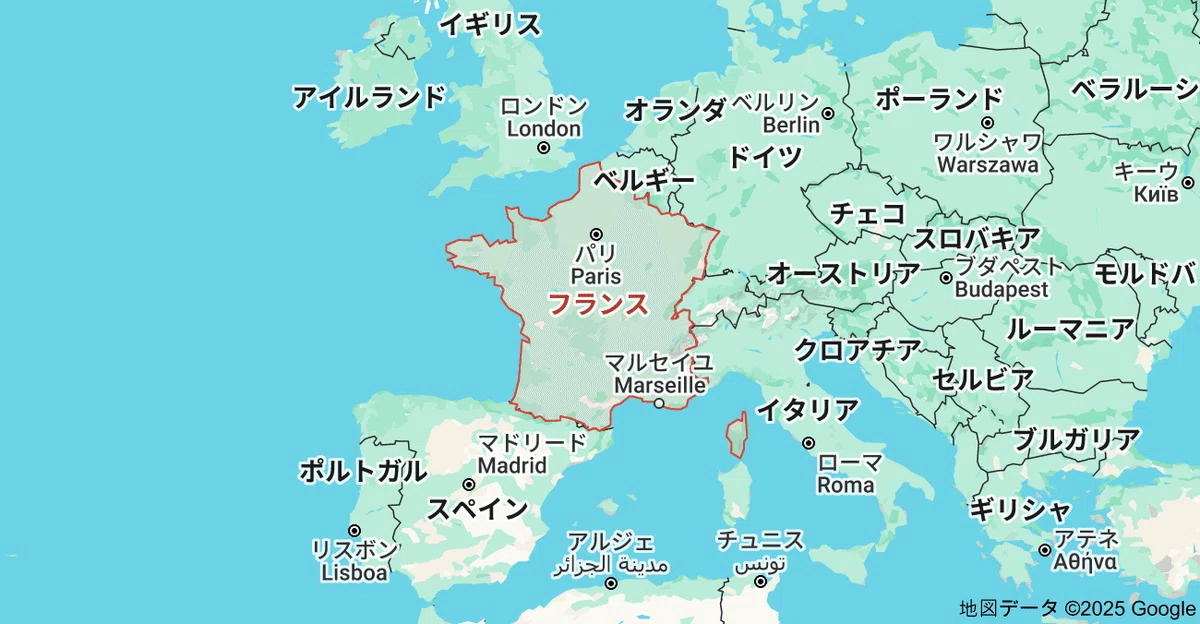 9位：フランス